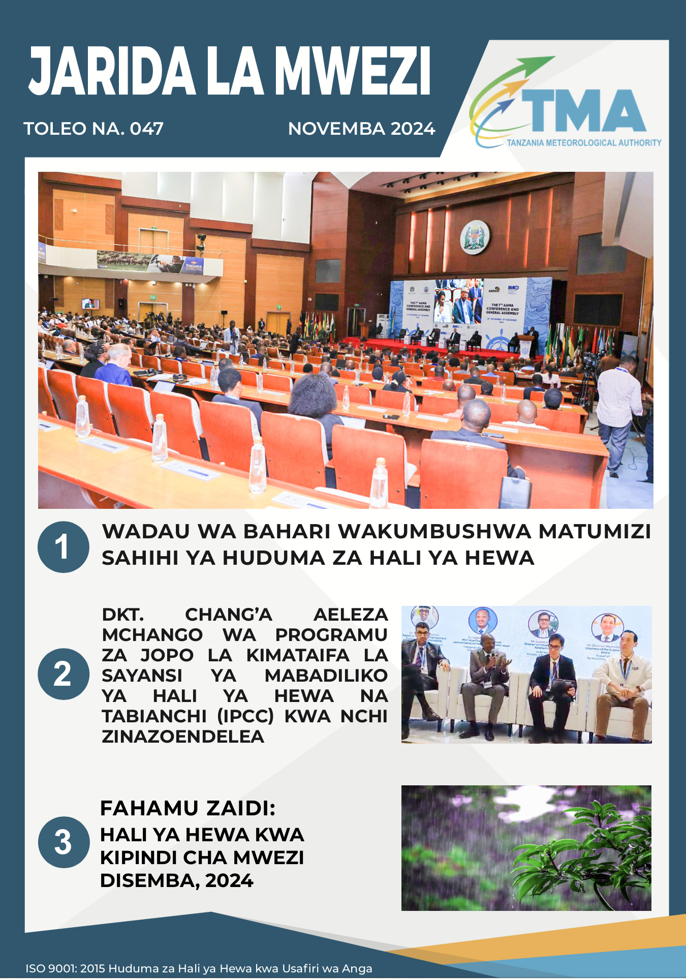 JARIDA LA HABARI ZA TMA_NOVEMBA 2024 - TOLEO LA 47
